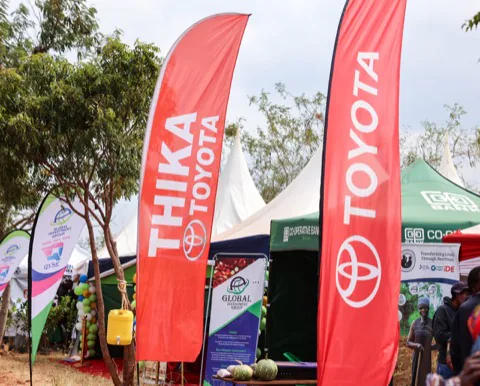 Partner and sponsor stands at the show