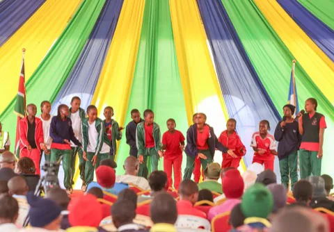 School performances at the county show
