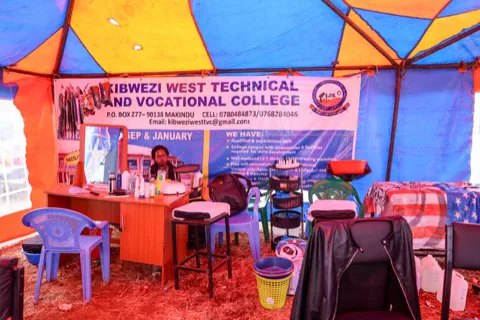 A vocational college stand at the show